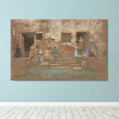 Toile Les Marches (Insitu (Plancher de Bois))