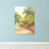 Toile Les marches du jardin (Insitu (Plancher de Bois))