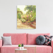 Toile Les marches du jardin (Insitu(Salon))