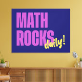 Toile Les maths déchirent au quotidien (Insitu(Salon))