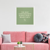 Toile Les meilleures conversations (Insitu(Salon))