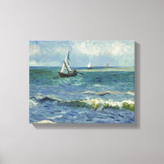 Toile Les mers aux Saintes-Maries par Vincent van Gogh (Recto)