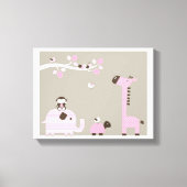 Toile Les mignons animaux (Recto)