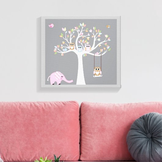 Toile Les mignons animaux (Insitu(Salon))