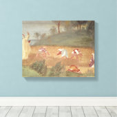 Toile Les miracles de Saint Clare d'Assise (Insitu (Plancher de Bois))