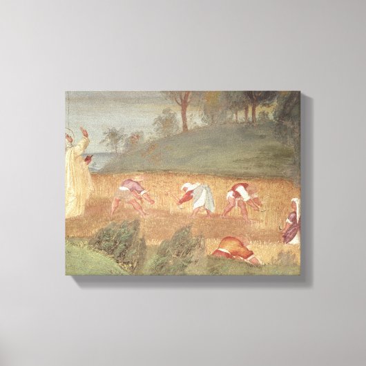 Toile Les miracles de Saint Clare d'Assise (Recto)