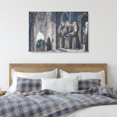 Toile Les moines recouvrent le roi avec le couvent de Ca (Insitu(Chambre))