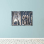 Toile Les moines recouvrent le roi avec le couvent de Ca (Insitu (Plancher de Bois))