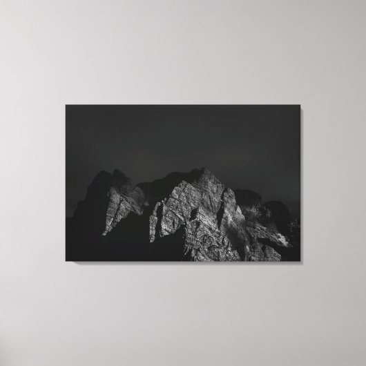 Toile Les montagnes ensoleillées (Recto)