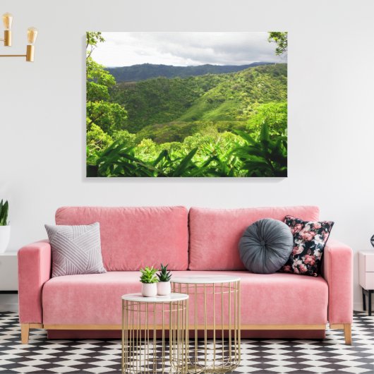 Toile Les monts Koolau (Insitu(Salon))