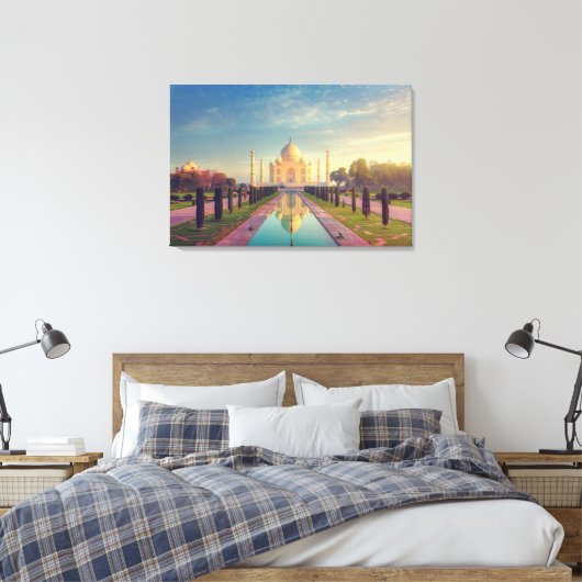 Toile Les monuments | Couleurs du Taj Mahal (Insitu(Chambre))