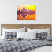 Toile Les monuments | Taj Mahal au coucher du soleil (Insitu(Chambre))
