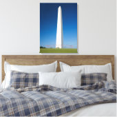 Toile Les monuments | Washington Monument avec drapeaux (Insitu(Chambre))