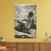 Toile Les mortiers couvrent leurs oreilles et évitent le (Insitu(Salon))