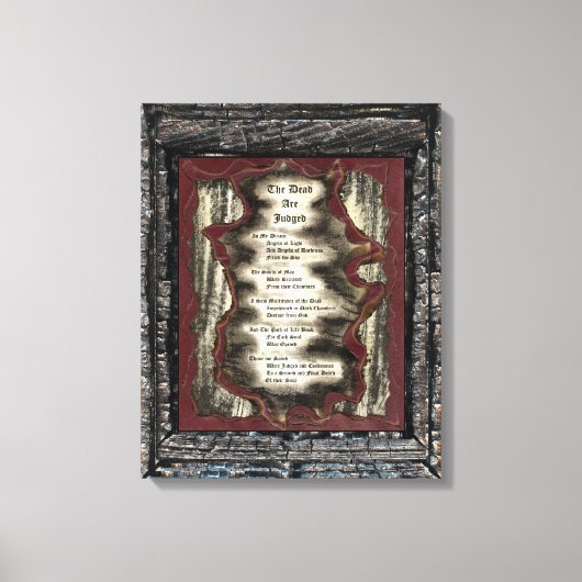Toile Les morts sont jugés (Recto)