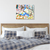 Toile Les mosaïques du parc Guell de Gaudi (Insitu(Chambre))