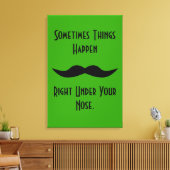 Toile Les moustaches arrivent (Insitu(Salon))