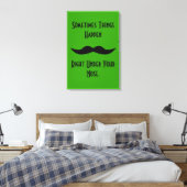 Toile Les moustaches arrivent (Insitu(Chambre))