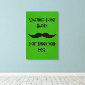 Toile Les moustaches arrivent (Insitu (Plancher de Bois))