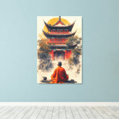 Toile Les murmures de la pagode (Insitu (Plancher de Bois))