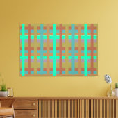 Toile Les murs rayés. (Insitu(Salon))