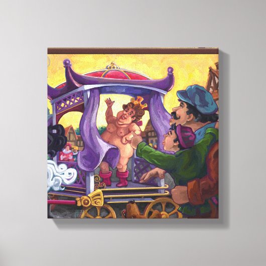 Toile Les nouveaux vêtements de l'empereur (Recto)