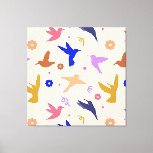 Toile Les oiseaux dans l'air (Recto)