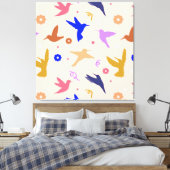 Toile Les oiseaux dans l'air (Insitu(Chambre))