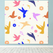 Toile Les oiseaux dans l'air (Insitu (Plancher de Bois))