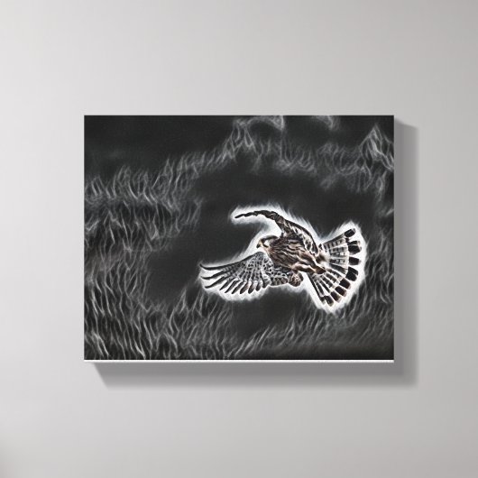 Toile "Les oiseaux en fuite : une symphonie de la libert (Recto)