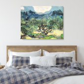 Toile Les Oliviers, 1889, Vincent van Gogh (Insitu(Chambre))