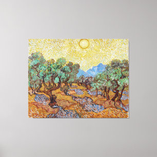 Toile Les oliviers de Vincent van Gogh