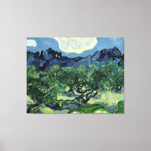 Toile Les oliviers de Vincent van Gogh (1889)