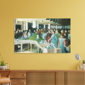 Toile Les ouvriers empaquetent les raisins préformés au  (Insitu(Salon))