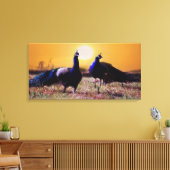 Toile Les paons bleus (Insitu(Salon))