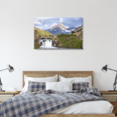 Toile Les paquets dirigent la chaîne de chevaux sur le p (Insitu(Chambre))