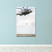 Toile Les pararémen de la Force aérienne conduisent une (Insitu (Plancher de Bois))