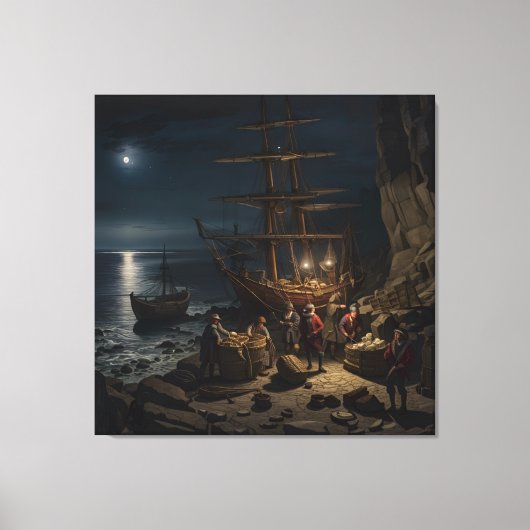 Toile Les passeurs de 1745 (Recto)