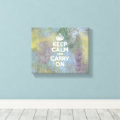 Toile Les Pastels Abstraits Restent Calmes (Insitu (Plancher de Bois))