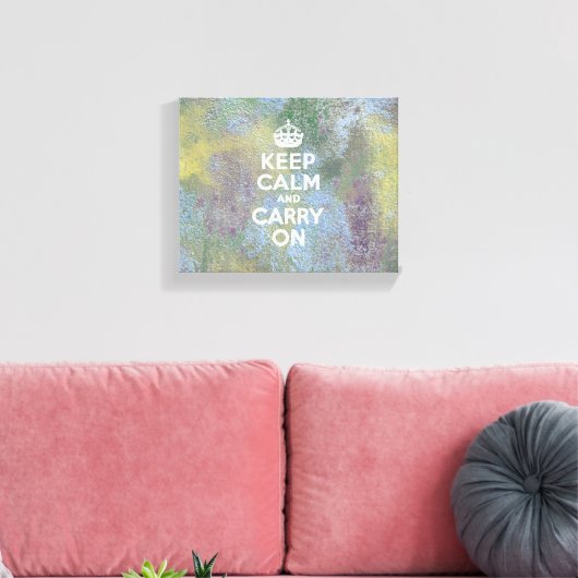 Toile Les Pastels Abstraits Restent Calmes (Insitu(Salon))