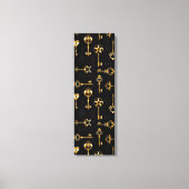 Toile Les Patters de Seamless avec Golden Keys (Recto)