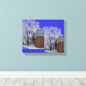 Toile Les paysages de neige de NJ (Insitu (Plancher de Bois))