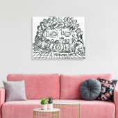 Toile Les pèlerins de Canterbury (Insitu(Salon))