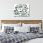 Toile Les pèlerins de Canterbury (Insitu(Chambre))