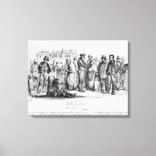 Toile Les personnes émancipées, de la 'La Caricature