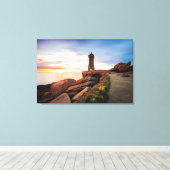 Toile Les phares | Phare de Mean Ruz (Insitu (Plancher de Bois))