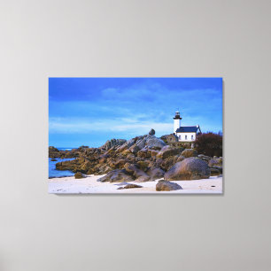 Toile Les phares   Phare de Pontusval France Finistere