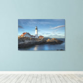 Toile Les phares | Portland Head Light Lighthouse (Insitu (Plancher de Bois))