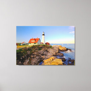Toile Les phares   Rockport Lighthouse Maine