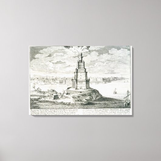 Toile Les Pharos d'Alexandrie, assiette 9 de 'Entwurf ei (Recto)